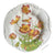 George Jones & Sons Victorian Botanical Brown Transferware Plate Aesthetic C 1884 Familiar Flowers