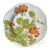 George Jones & Sons Victorian Botanical Brown Transferware Plate Aesthetic C 1884 Familiar Flowers