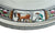Antique Aesthetic Movement Black Ploychome Transferware Pastoral & Fruit Covered Tureen