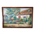 Original Signed W. Hodges English Cottage Garden in Bloom Painting | Framed | 39" x 27"