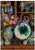 Fragments of Grace No. 19 Tied With Grace ~ Vintage Majolica Plate w/ Kyanite Winged Dragonfly