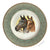 Vintage English Equestrian Horses Portrait Plate “The Racing Pair”