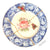 Fragments of Grace No. 28 — The Bees of Miniver Rose  — Blue Transferware Plate