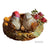 Fragments of Grace No. 23 The Pomegranate Nest - Majolica Bird Nest Candle Holder