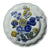 9 Piece Blue & Yellow Transferware Instant Platewall