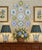 14 Piece Majolica Blue & Green Transferware Instant Platewall