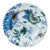 14 Piece Majolica Blue & Green Transferware Instant Platewall