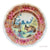 Antique 1891 Copeland Spode Polychrome Rabbit Plate - Rare Victorian Transferware