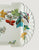 Antique Aesthetic Mvmt Flowering Blackberry Copeland Spode Polychrome Botanical Fluted Tray