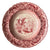 E W & S Etruscan Vase Antique Red Transferware Plate Enoch Wood & Sons