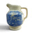 Antique Spode Copeland Blue Transferware Wash Pitcher Grazing Cattle Cows Cottage