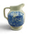 Antique Spode Copeland Blue Transferware Wash Pitcher Grazing Cattle Cows Cottage
