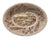 Historic America Erie Canal Oval Serving Bowl Poly Brown English Transferware Acorns Oak Leaves