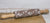 Brown Transferware Calico Rolling Pin Staffordshire Vintage Chintz