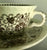 Vintage Brown Calico Transferware Masons Bow Bells Aesthetic Feel Floral Cup & Saucer