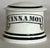 Vintage English Black Transferware  Advertising Cinnamon Pot