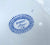 Antique Light Blue English Transferware Staffordshire Doric Star Plate Circa 1850