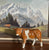 Vintage Country French / English Cow Figurine Goebel
