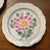 Set of 3 Hand Painted Vintage Rose Pansy Daisy Butter Pat or Salt Dip Victorian