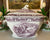 Clarice Cliff Signed Royal Staffordshire Purple Transferware large Soup Tureen Rural Scenes