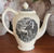 Scenes After Constable Black English Transferware Coffee Pot Constable Cottage in a Cornfield Windmill Sheep
