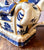Vintage Blue & White Cardew Chinoiserie Chair Teapot Royal Doulton Blue Willow Teddy Bear Book