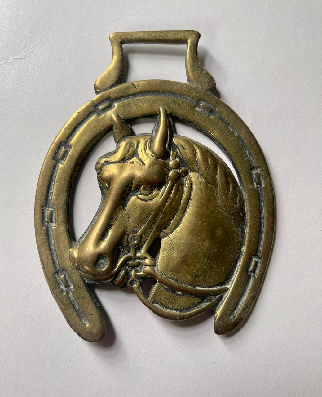 Vintage / Antique Brass Horse Head🐴 Harness Medallion - Nancy's Daily Dish
