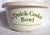 Farmhouse Kitchen Decor Vintage Green Transferware Pudding Cooker & Lid Advertising Ware Ironstone