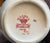 English Ironstone Ginger Jar Vase / canister Pink Peonies Vintage Transferware