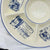 Blue & White Advertising English Ironstone 6 Section Hors d'oeuvre Appetizer Tray French Boots / Cheeses /  Butcher Counter Display