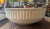 RARE Copeland / Spode Bamboo Relief Cream ware Serving Bowl