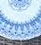 Antique Light Blue English Transferware Staffordshire Doric Star Plate Circa 1850