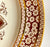 Antique 1880 Spode Aesthetic Brown Transferware Staffordshire Plate Primrose Kaleidoscope Lace Plate RARE