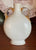 Austrian Dual Handled Moon Flask Pillow Vase Gilded Painted Cherub / Angel playing Triangle