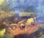 Stunning Vintage Tole Tray Windsor Castle Frogmore House Cows Butterflies Roses Queen Mary