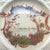 Royal Cauldon Square Brown Transferware Plate Embossed border picnic lake scenery #8