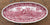 RARE Antique Copeland Spode Pink Tower Red Transferware FISH tray / Platter