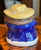 Antique English Staffordshire Blue Toby Tobacco Jar