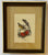 Vintage / Antique Rudolf Lesch Exotic Butterflies Litho Print in Wood Frame