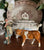 Vintage Country French / English Cow Figurine Goebel
