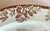 1880 Copeland Spode Brown Transferware Platter Oak Leaves Acorns Castle Ruins