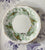 Antique Green Transferware Butter Pat or Salt Dip Dover Gold Floral Accents Meakin