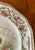 RARE Antique Brown Pink Transferware Staffordshire Thanksgiving Turkey Plate Royal Cauldon