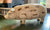 Vintage Antique Country French Pork Cuts Pig / Hog Figurine Bank