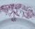 Pink / Red Transferware Spode Botanical Flowers English Cottage Chelsea Plate
