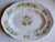 Vintage Sage / Olive Green Transferware Chantilly Roses Vintage English Platter can be displayed vertically or horizontally