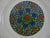 Green Transferware Kingsware Floral Medallion Chinoiserie Chintz Embossed / Relief Border Plate England Vintage Coalport RARE