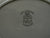 Vintage English Red Toile Pink Transferware 10" Dinner Plate Big Cabbage Roses Daisies
