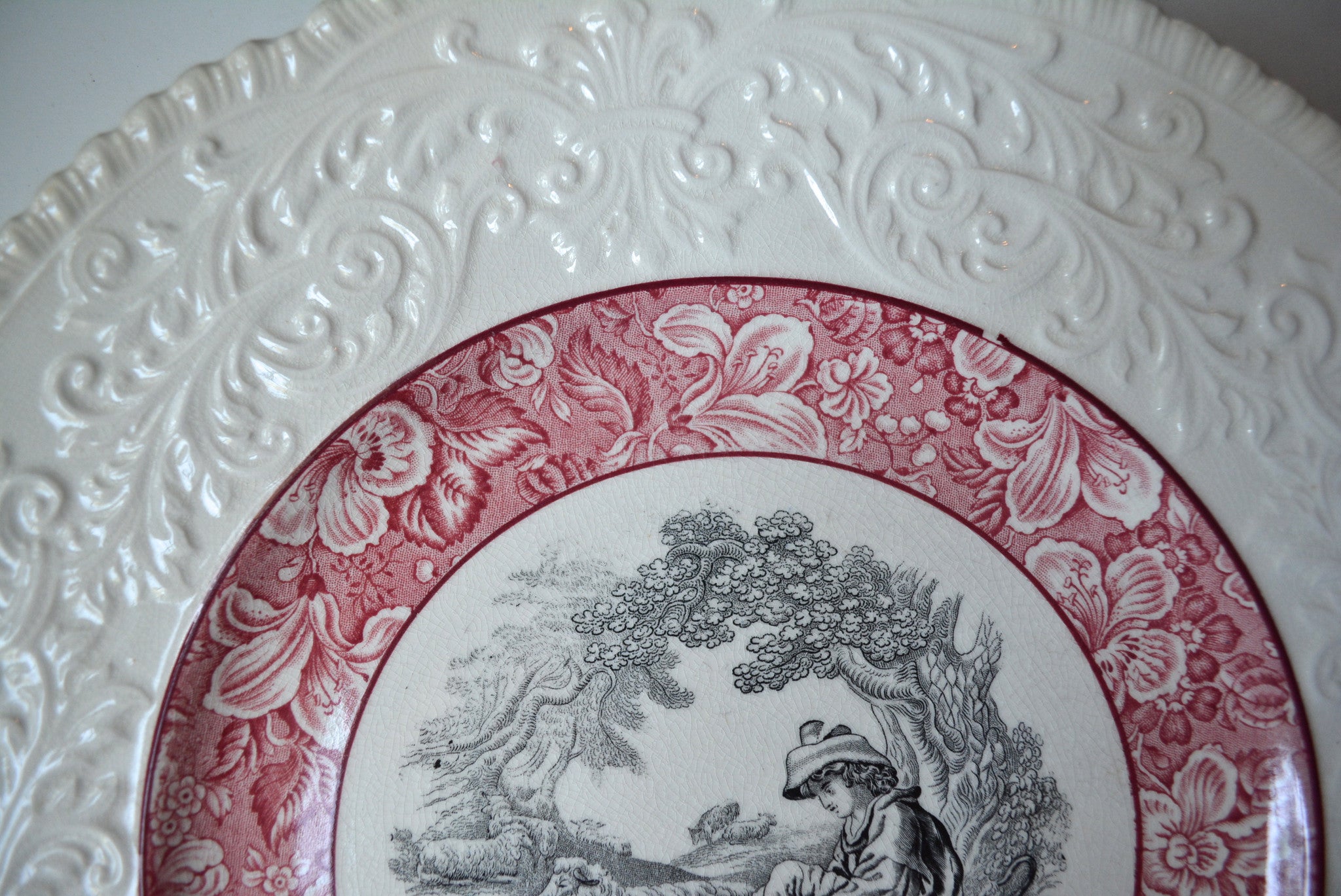 Red Transferware