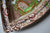 Brown English Transferware Chinoiserie Crescent Shaped Covered Dish Tureen Gazebo Hand Painted